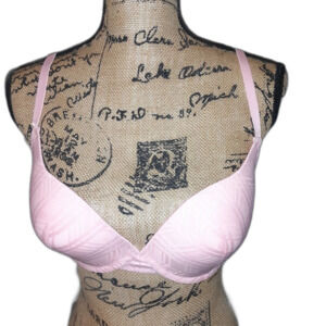 Youmita 36B Pale Rosette Coverage Light Pad Bra NWT